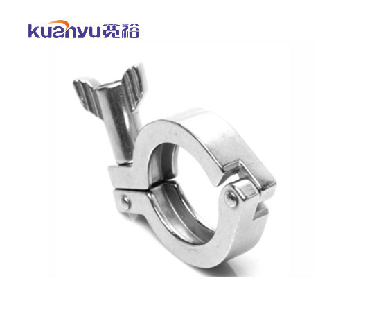 不銹鋼衛(wèi)生級(jí)單銷(xiāo)對(duì)疊卡箍配圖